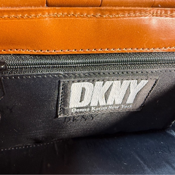 Donna Karan Tan Woven Crossbody Bag - Picture 10 of 11